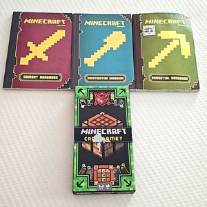 Minecraft Bundle - Card Game and 3 Books